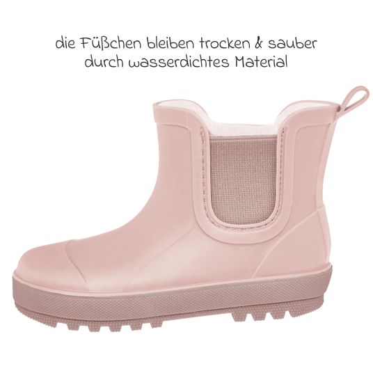 Playshoes Gummistiefel Halbhoch - Rosa - Gr. 23