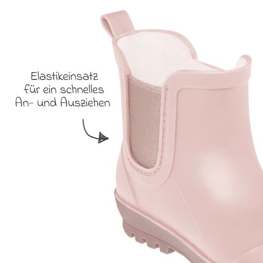 Playshoes Gummistiefel Halbhoch - Rosa - Gr. 23