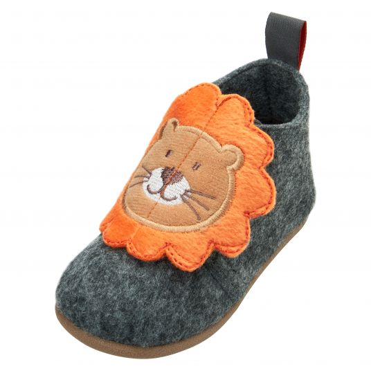 Playshoes Felt slippers - Lion Grey - Size 23