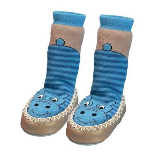 Playshoes Hut shoe hippo - Blue - Size 19 / 22