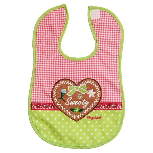 Playshoes Velcro Bib Country House - Green