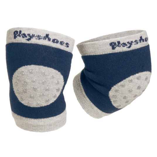 Playshoes Ginocchiere con borchie antiscivolo - Navy