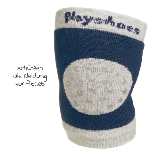 Playshoes Knee pads with anti-slip studs - Navy