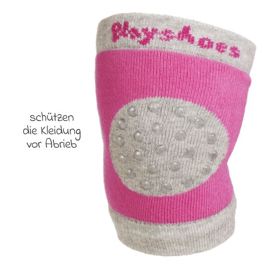 Playshoes Knieschoner mit Anti-Rutsch-Noppen - Pink