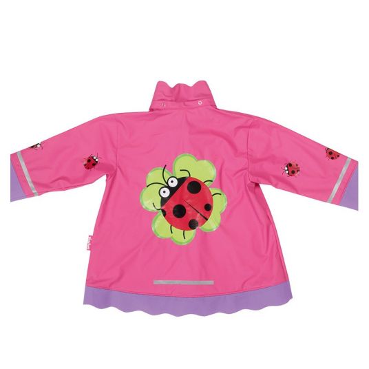 Playshoes Rain Jacket Lucky Bug - Pink - Size 80