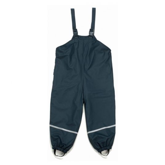 Playshoes Rain dungarees with fleece lining - Navy - size 92