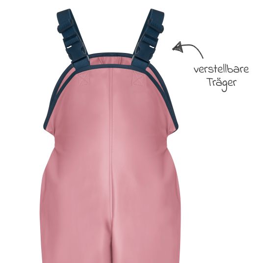 Playshoes Regen-Latzhose - Rosa - Gr. 92