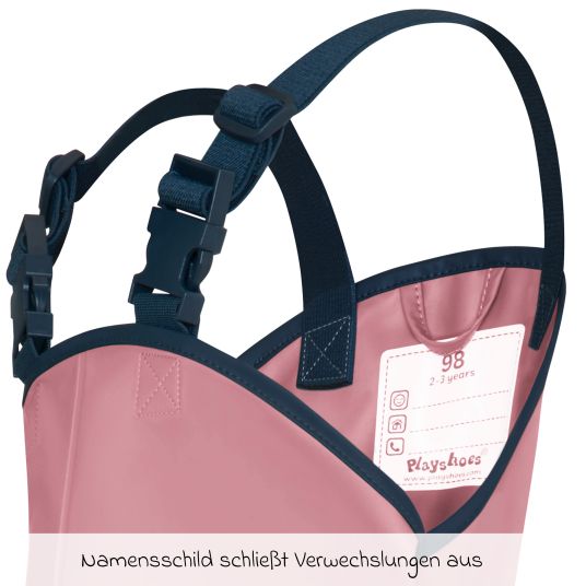 Playshoes Regen-Latzhose - Rosa - Gr. 92