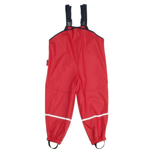 Playshoes Rain dungarees - Red - Size 80