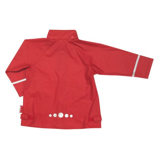 Playshoes Rain jacket with reflectors - Red - Size 92