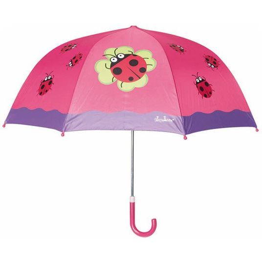 Playshoes Regenschirm Glückskäfer - Rosa