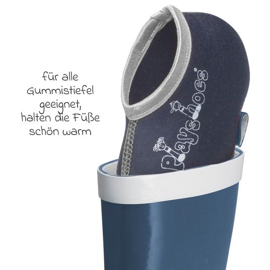 Playshoes Calze da stivale - Navy - Taglia 22/23