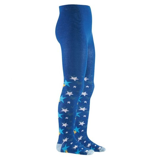 Playshoes Tights stars - Blue - Size 50 / 56