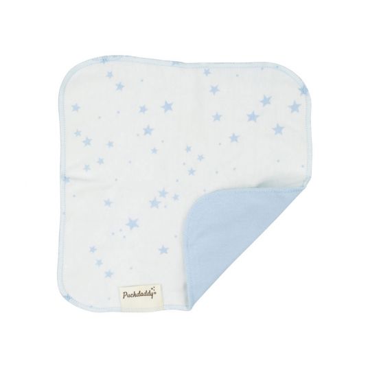 Puckdaddy Organic cotton wash set - Stars - Light blue