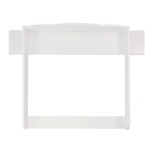 Puckdaddy Wickelaufsatz - für Ikea Hemnes Kommode - Wolke - Weiß