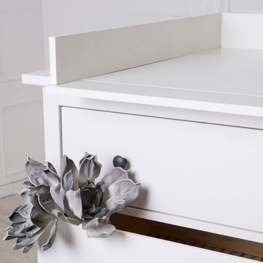 Puckdaddy Changing top for IKEA Hemnes / Songesand chest of drawers - Basic - White