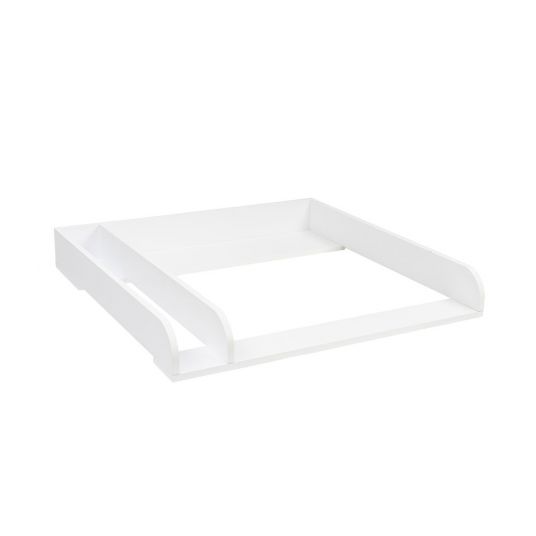 Puckdaddy Changing top for IKEA Malm chest of drawers - Round with divider - White