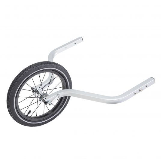 Qeridoo 14" Joggerrad für Einsitzer inkl. Deichselaufnahme