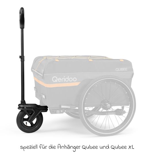 Qeridoo Bollerwagenset für Qubee und Qubee XL - Schwarz