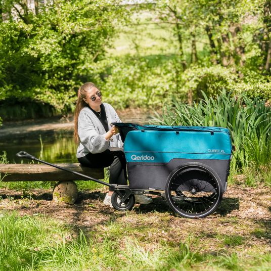 Qeridoo Bollerwagenset für Qubee und Qubee XL - Schwarz