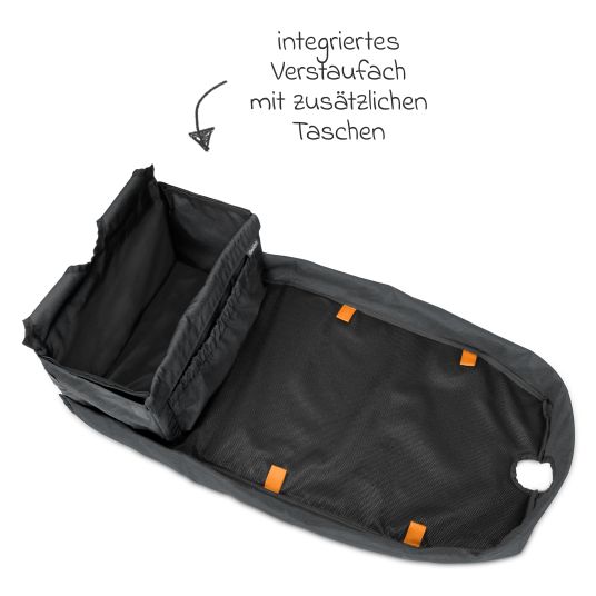 Qeridoo Cargo insert plate for single-seater - black