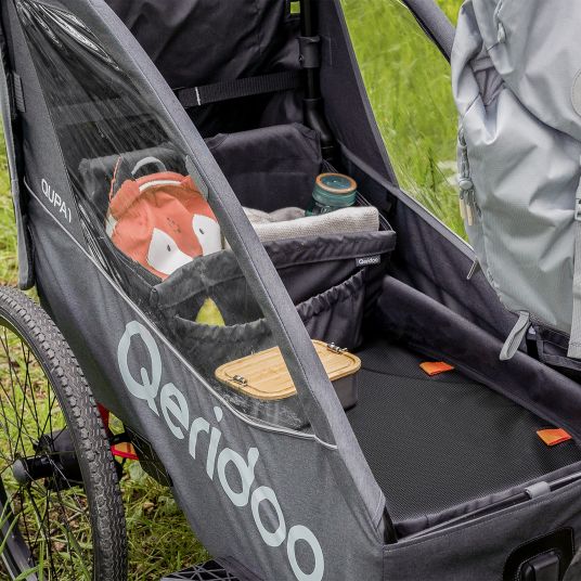 Qeridoo Cargo insert panel for two-seater - black