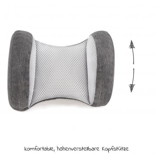 Qeridoo Headrest for extra side protection - Grey
