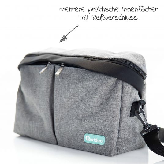 Qeridoo Qeridoo bag organizer for the sliding handle - Grey