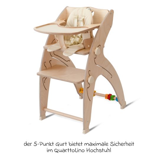 QuarttoLino 5-point safety harness for Quarttolino high chair - Beige