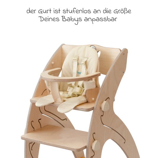 QuarttoLino 5-point safety harness for Quarttolino high chair - Beige