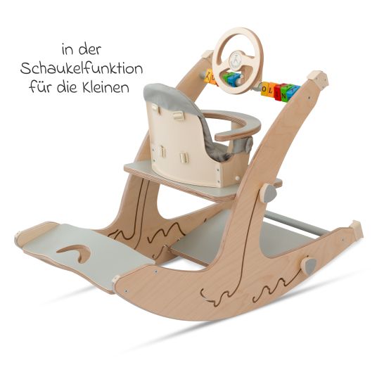 QuarttoLino Baby insert for Quarttolino high chair - gray