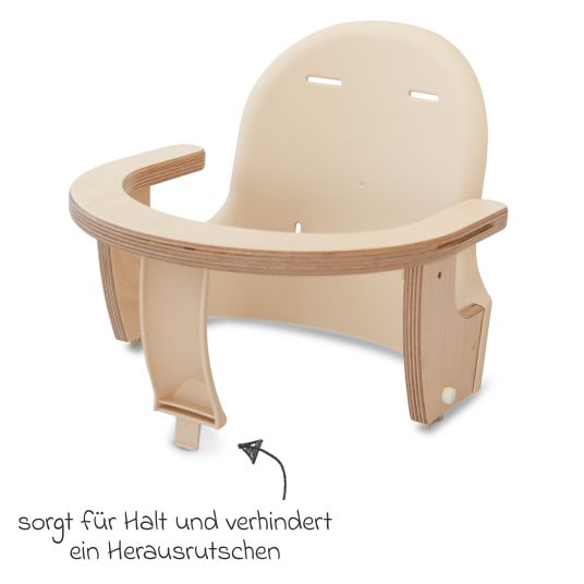 QuarttoLino Baby insert for Quarttolino high chair - nature