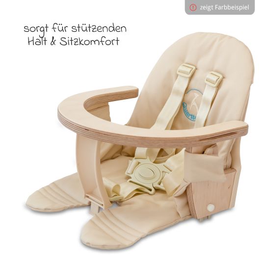 QuarttoLino Polyamide seat cushion for baby use - gray