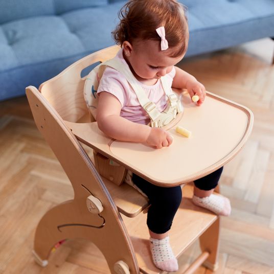 QuarttoLino Table top for Quarttolino high chair - natural