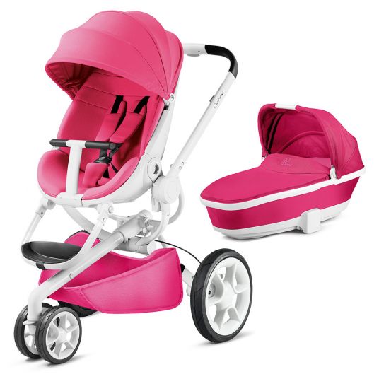 Quinny Kombi-Kinderwagen Moodd inkl. Babywanne - Pink Passion