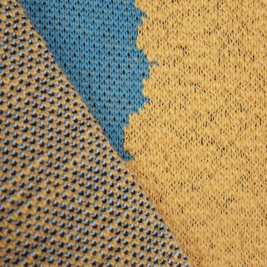 quschel Coperta per neonati / coperta di coccole - Alpacino - realizzata in 100% cotone biologico - dimensioni 80 x 100 cm