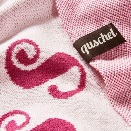 quschel Baby blanket / cuddle blanket Girls Only 100% organic cotton - 80 x 100 cm