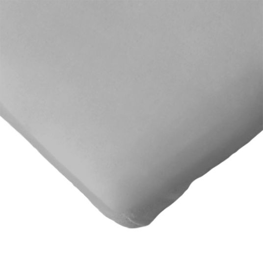 quschel Fitted sheet 100% organic cotton 70 x 140 cm - Grey