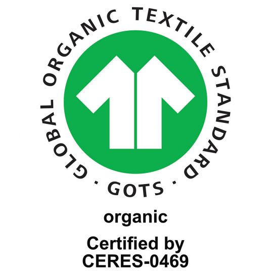 quschel Spannbettlaken aus 100% Bio-Baumwolle 70 x 140 cm - Grau