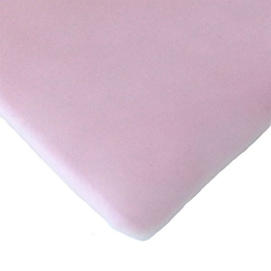 quschel Lenzuolo matrimoniale 100% cotone organico 70 x 140 cm - Rosa