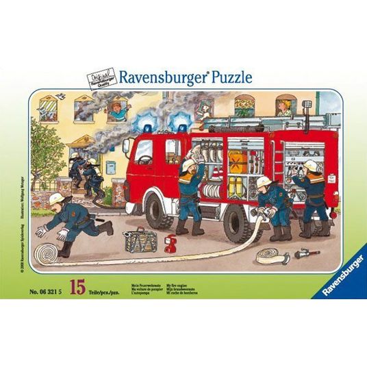 Ravensburger Puzzle a cornice La mia autopompa