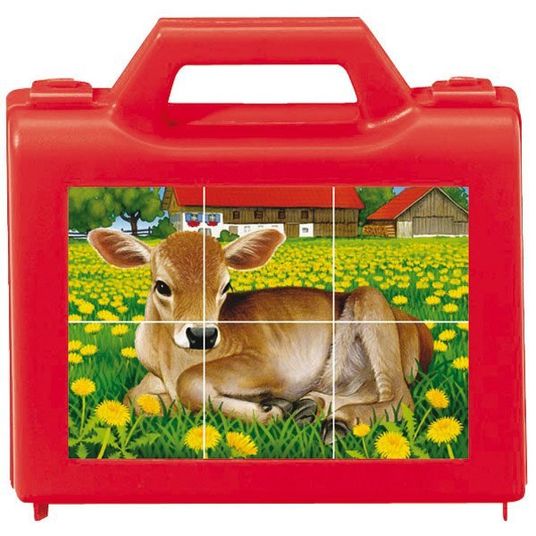Ravensburger Cube puzzle with case - Domestic animals
