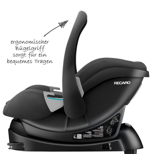 Recaro Baby car seat Privia Evo - Carbon Black