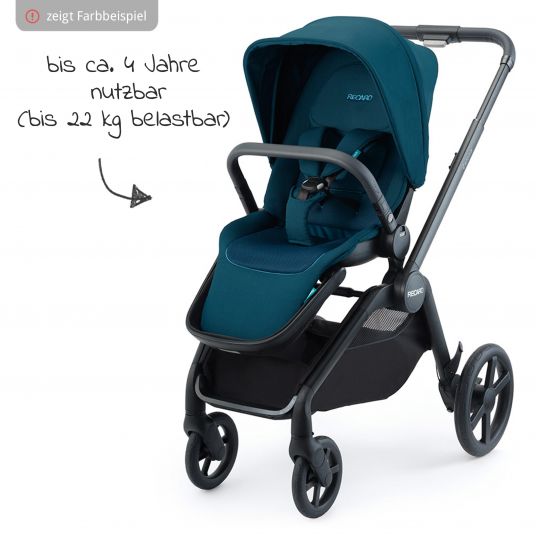 Recaro Buggy & stroller Celona (up to 22 kg loadable) + XXL accessories package - Prime - Mat Black