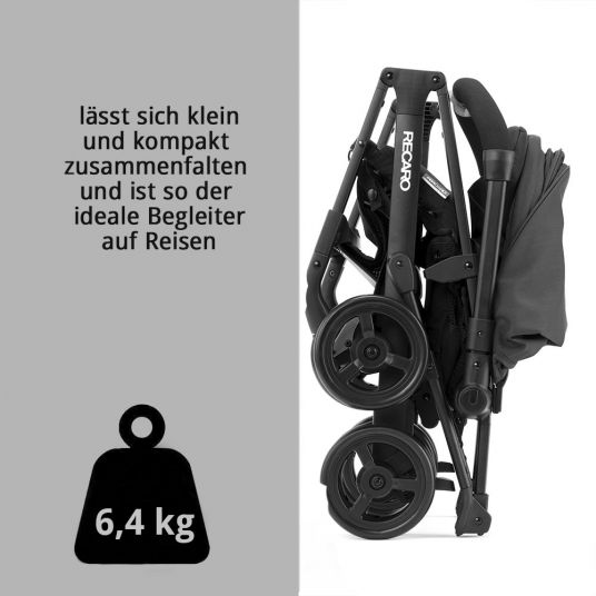 Recaro Buggy & Stroller Easylife Elite 2 (up to 22 kg load) - Prime - Mat Black