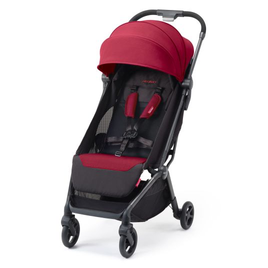 Recaro Passeggino e carrozzina Lexa caricabile fino a 22 kg con posizione reclinabile solo 6,4 kg - Select - Rosso Granato