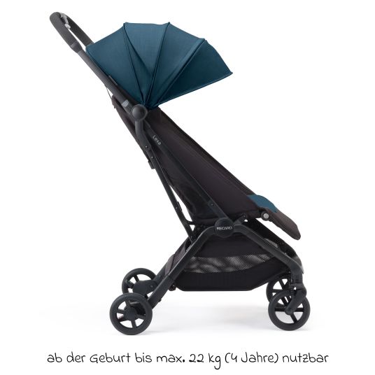 Recaro Buggy & Sportwagen Lexa bis 22 kg belastbar mit Liegeposition nur 6,4 kg - Select - Teal Green