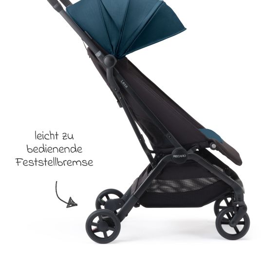 Recaro Buggy & Sportwagen Lexa bis 22 kg belastbar mit Liegeposition nur 6,4 kg - Select - Teal Green