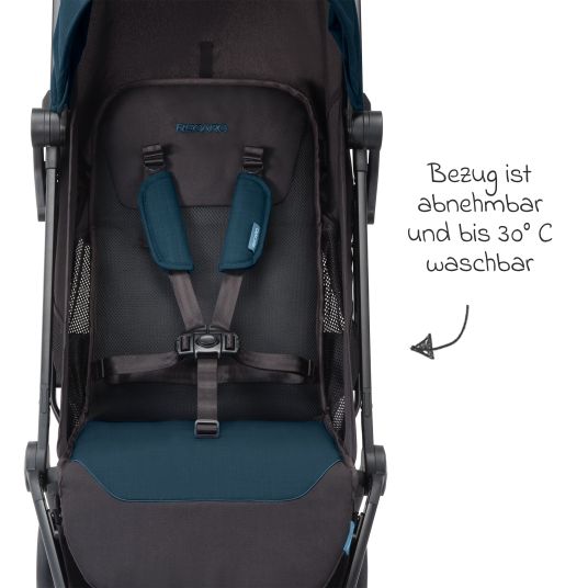 Recaro Buggy & Sportwagen Lexa bis 22 kg belastbar mit Liegeposition nur 6,4 kg - Select - Teal Green