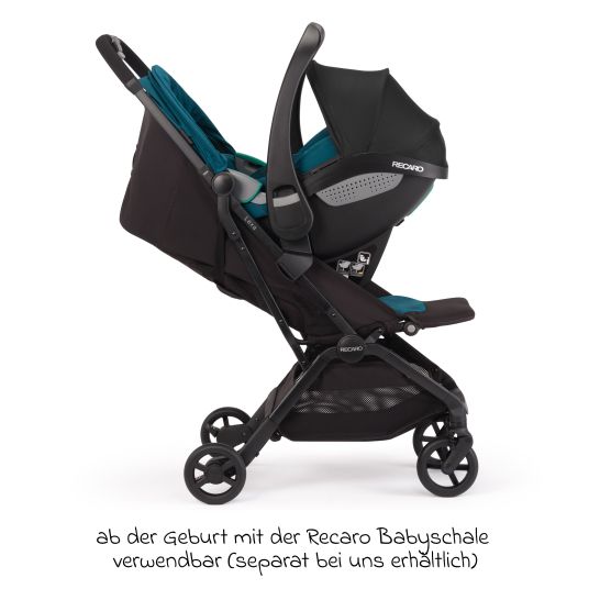 Recaro Buggy & Sportwagen Lexa bis 22 kg belastbar mit Liegeposition nur 6,4 kg - Select - Teal Green